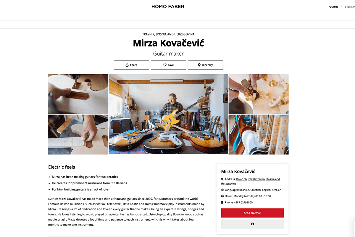HOMO FABER guide - Mirza Kovačević, photograph 2 of 13